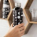 Domino Stainless Steel Water Bottle | Double Walled Reusable Drinkware | 17oz | Gift for Her by The Bullish Store