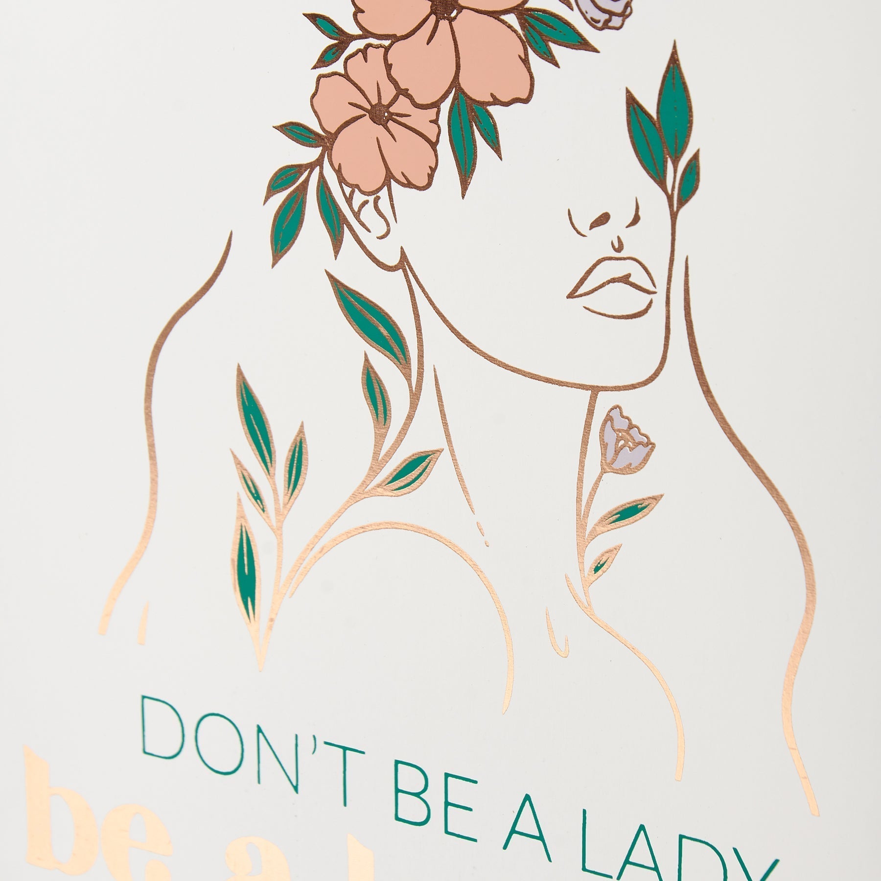 Don't Be A Lady Be A Legend Inspo Box Sign | Women's Empowerment Wooden Wall Desk Decor | 7" x 8" by The Bullish Store