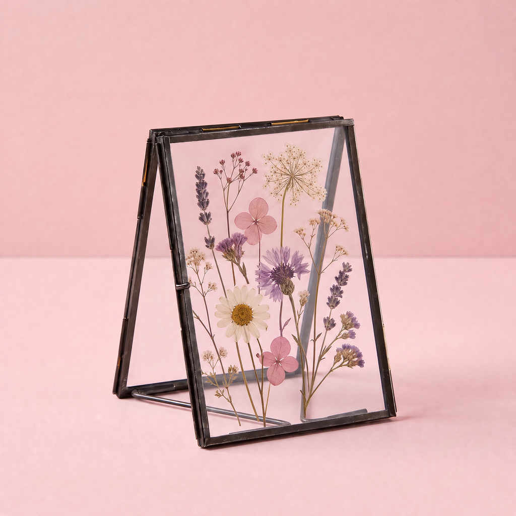 Double Picture Metal Frame | Multipurpose Rustic Photo Holder | 5" x 7" by The Bullish Store