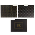 Dream Big File Folder Set in Black | 6 File Folders in Motivational Designs by The Bullish Store