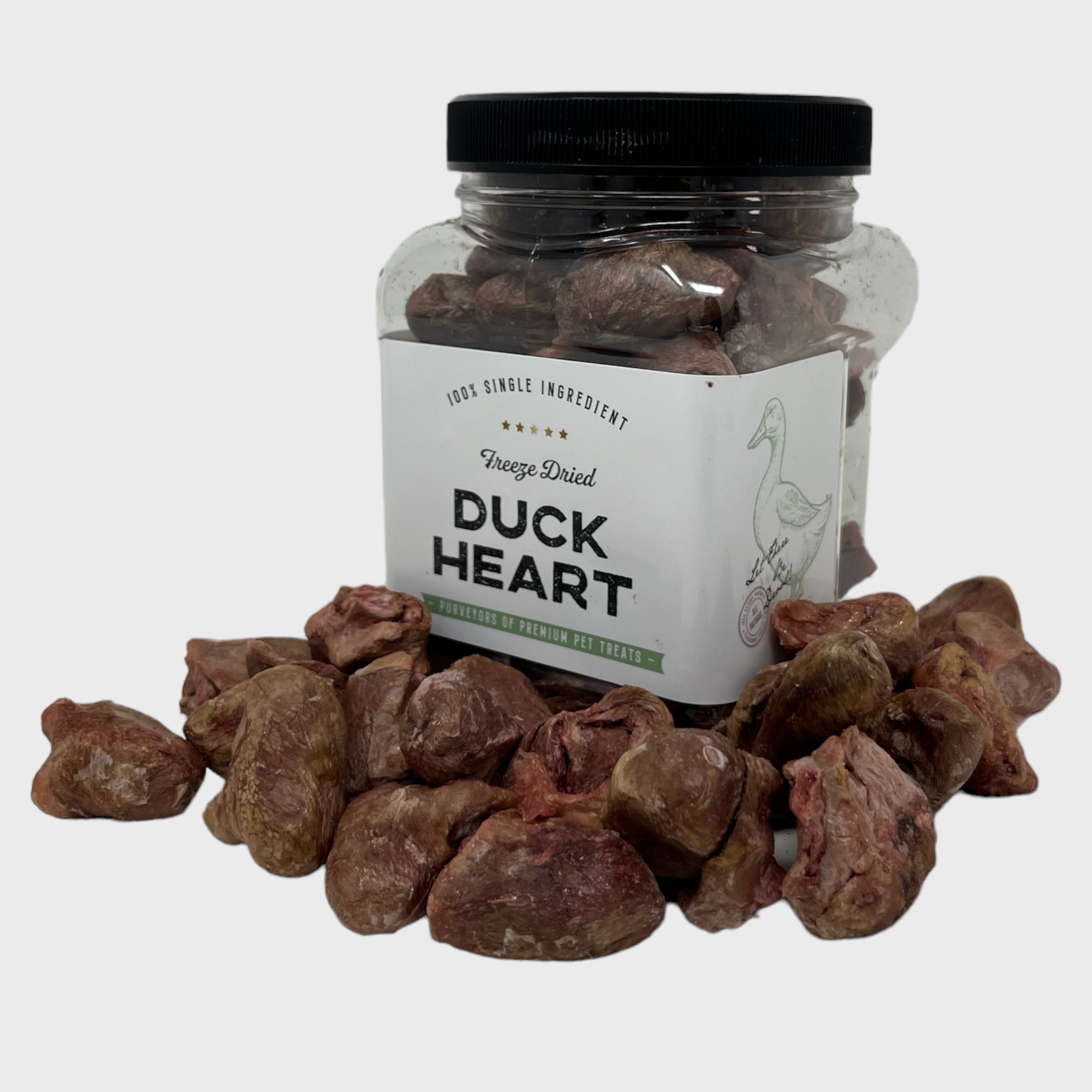 Duck Hearts Freeze Dried by Jack's Premium