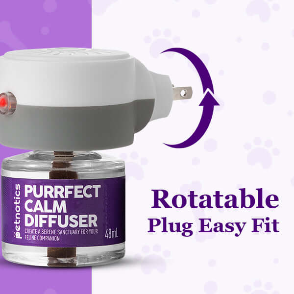 Purrfect Cat Calming Diffuser Kit with 2 Refills by Petnatics