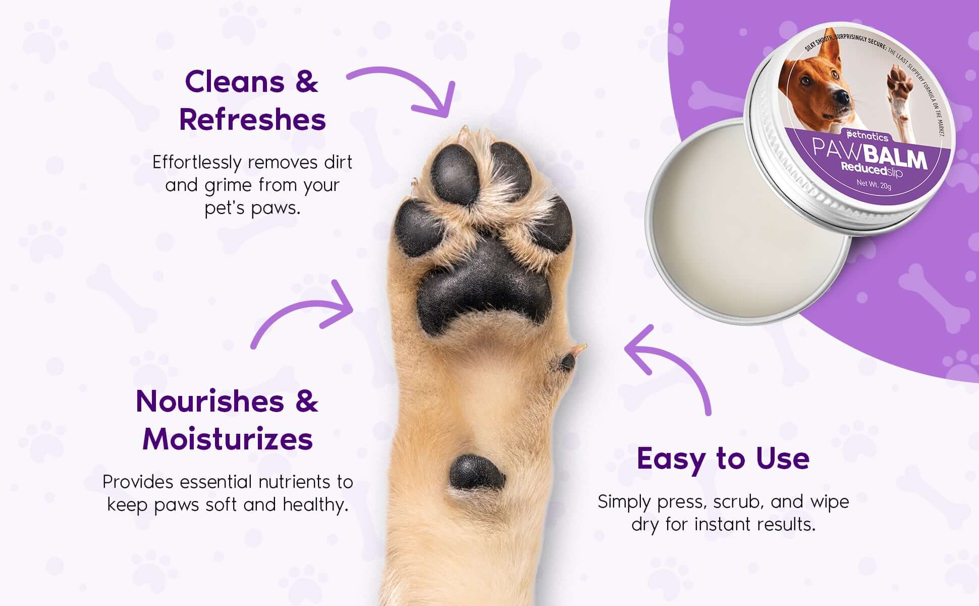 PawBalm ReducedSlip Paw Balm by Petnatics