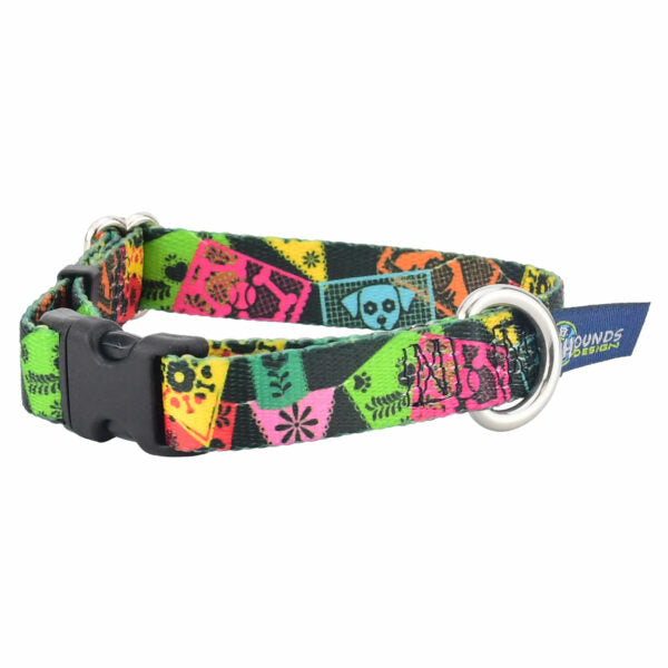 Paper Flags Dog Collar – EarthStyle by 2 Hounds Design