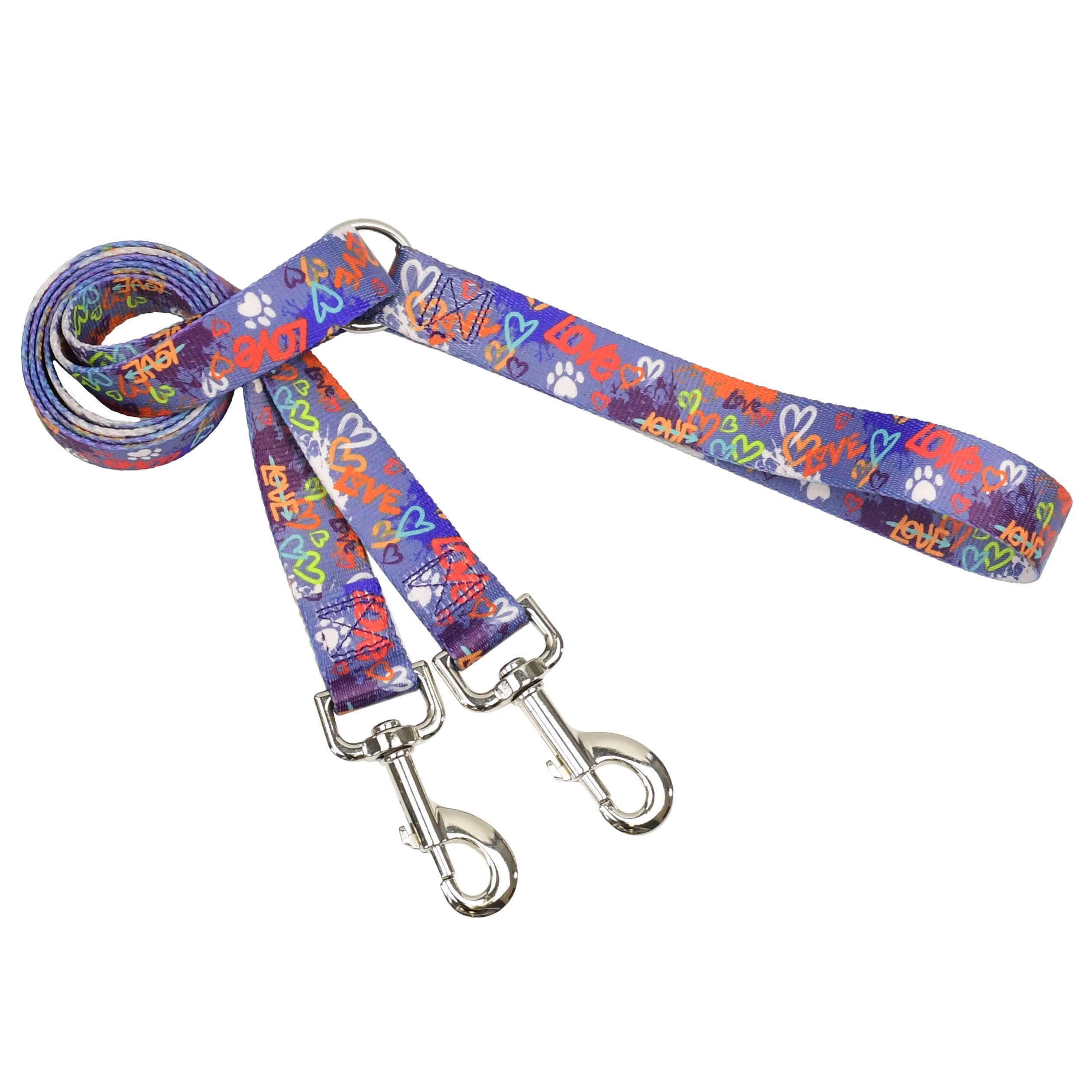 Love Graffiti Blue Freedom No-Pull Dog Harness – Earthstyle by 2 Hounds Design