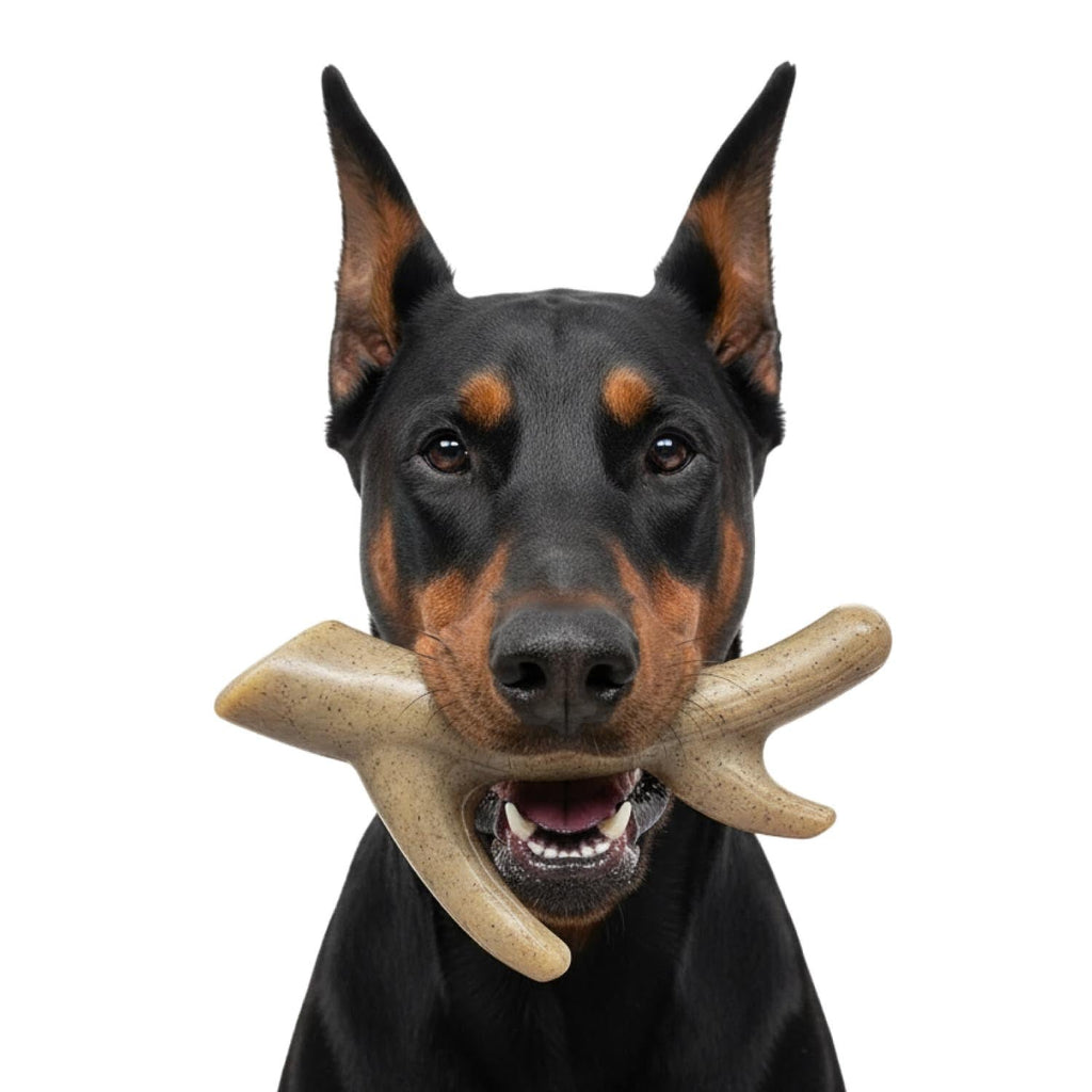 Ever Antler Nylon Chew Bone | Elk Antler Shaped Dog Toy for Aggressive Chewers | SodaPup by SodaPup/True Dogs, LLC
