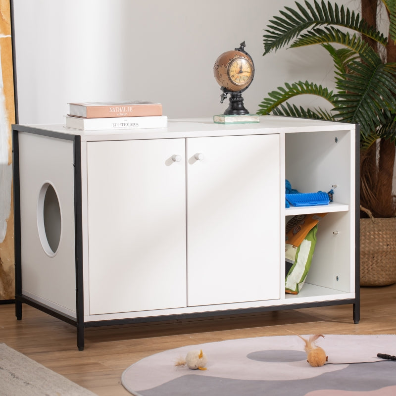 Hidden Cat Litter Box Enclosure by Furr Baby Gifts