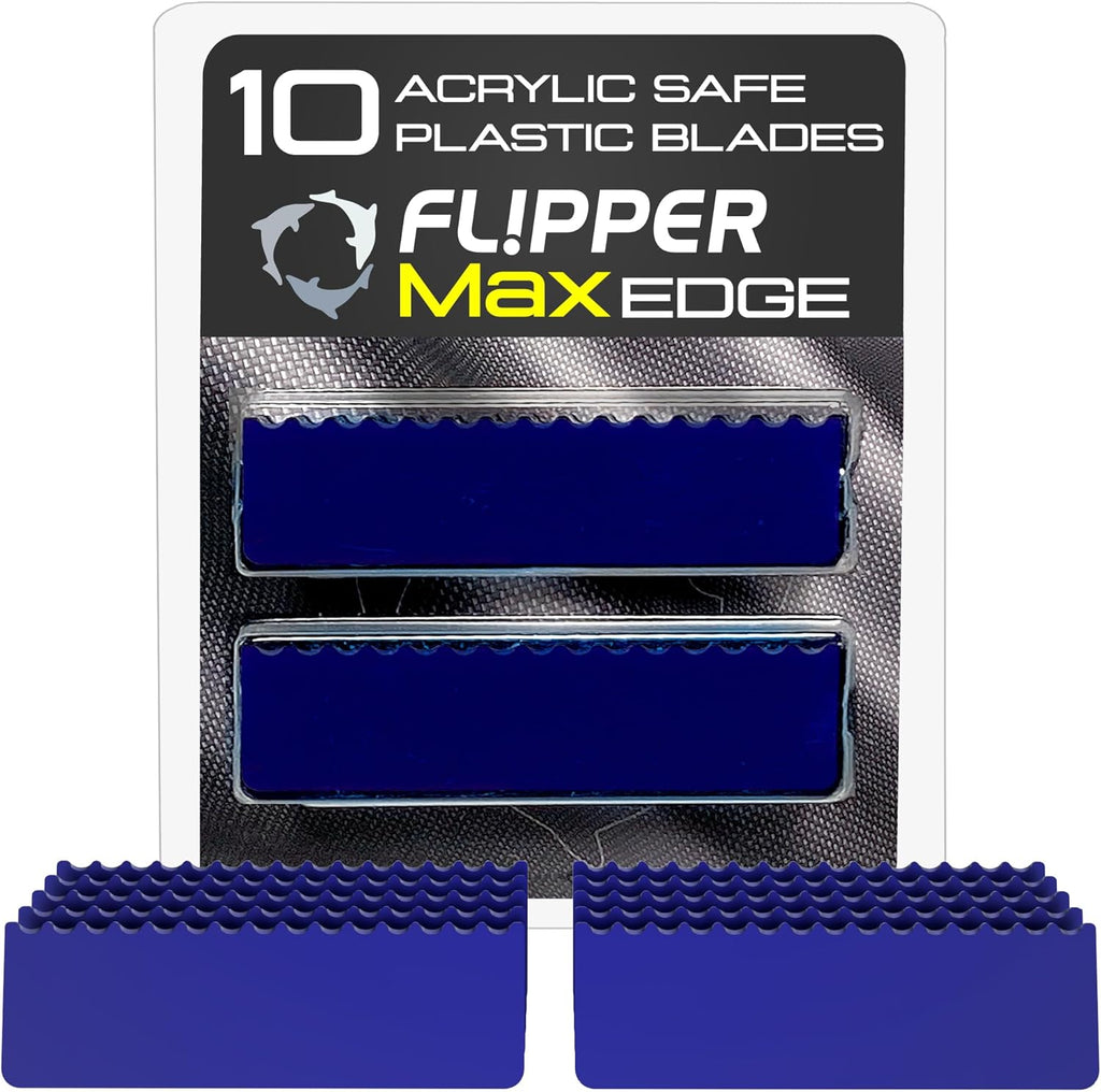 Flipper Edge Standard Acrylic Safe Plastic Blades 10 Pack by Flipper Aquarium Products