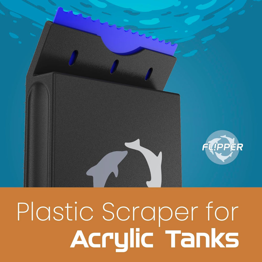 Flipper Edge Standard Acrylic Safe Plastic Blades 10 Pack by Flipper Aquarium Products