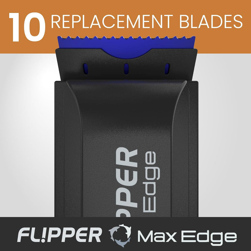 Flipper Edge Standard Acrylic Safe Plastic Blades 10 Pack by Flipper Aquarium Products