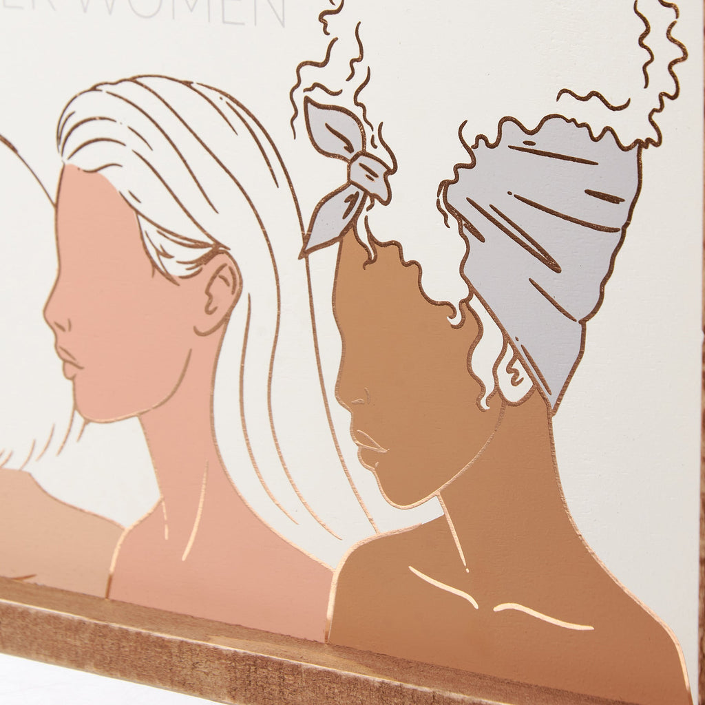 Empowered Women Empower Women Inset Box Sign | 10" x 7.50" by The Bullish Store