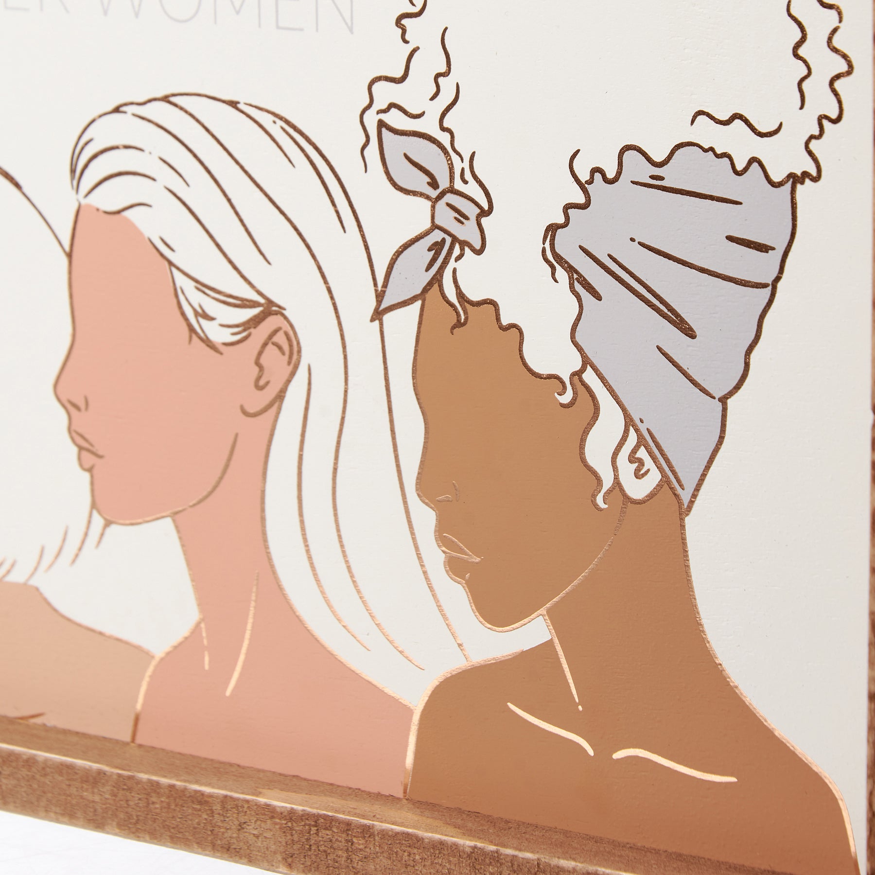 Empowered Women Empower Women Inset Box Sign | 10" x 7.50" by The Bullish Store