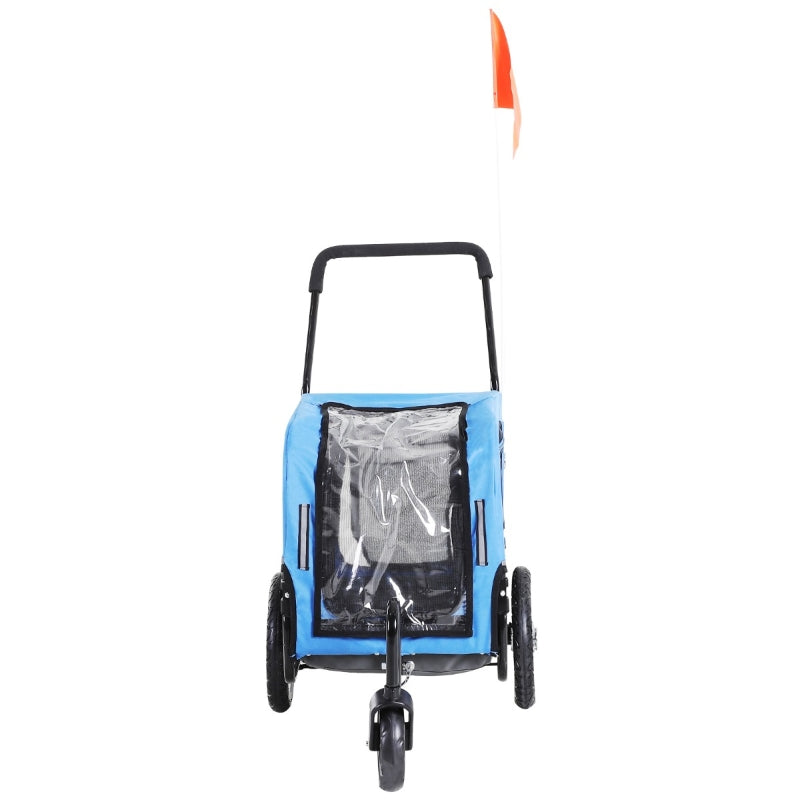 2-in-1, 3 Wheel Pet Jogging Stroller Bike Trailer by Furr Baby Gifts