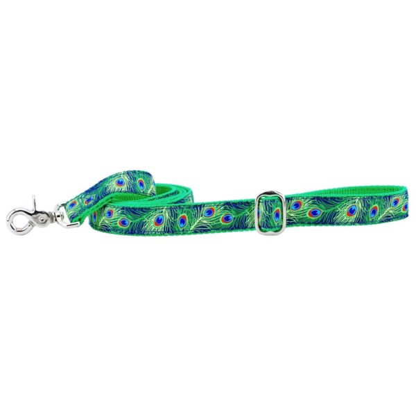 1″ Paradise Found Navy Ribbon Dog Leash by 2 Hounds Design