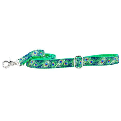 1″ Paradise Found Navy Ribbon Dog Leash by 2 Hounds Design