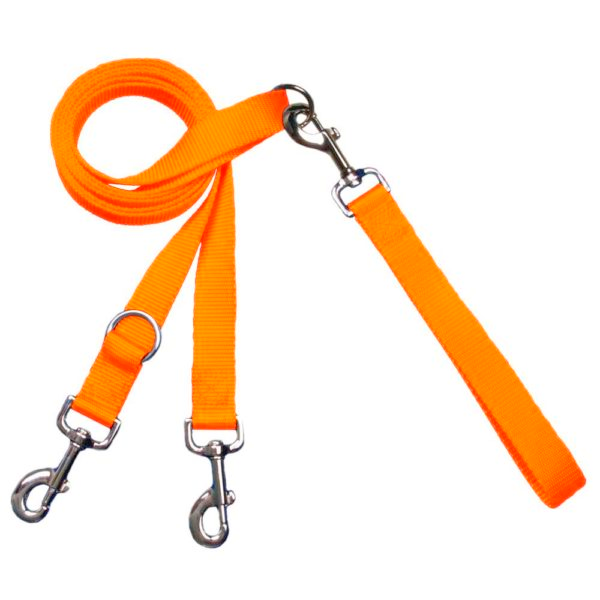 Neon Orange Freedom No-Pull Dog Harness by 2 Hounds Design