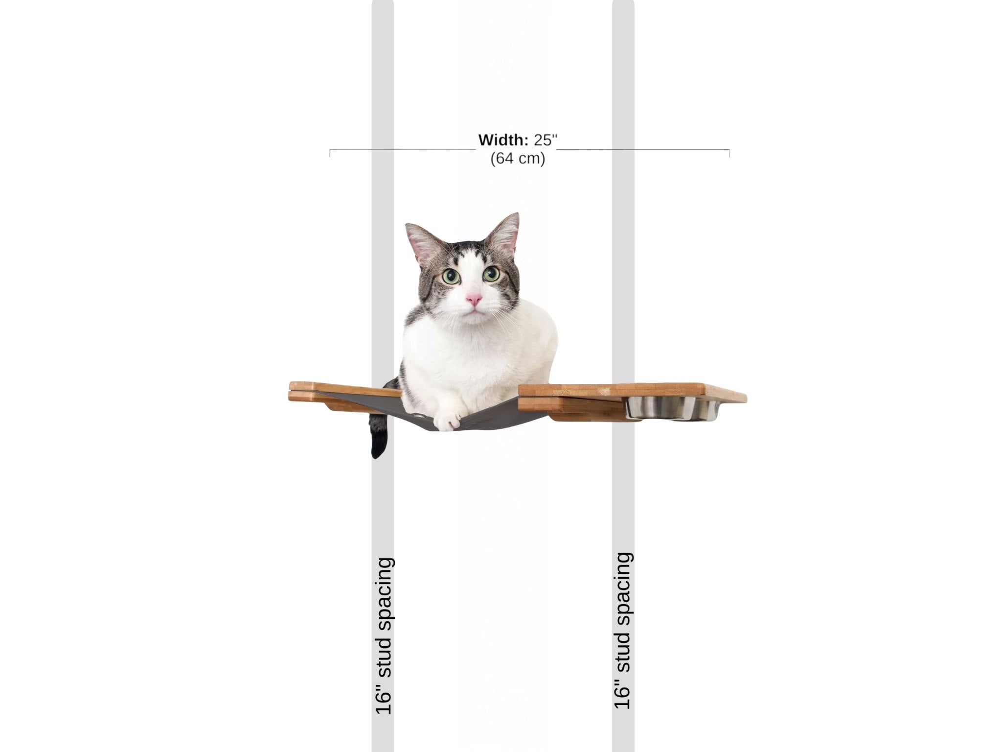 Dog Proof Cat Feeder - Wall-Mounted - Raised by Catastrophic Creations