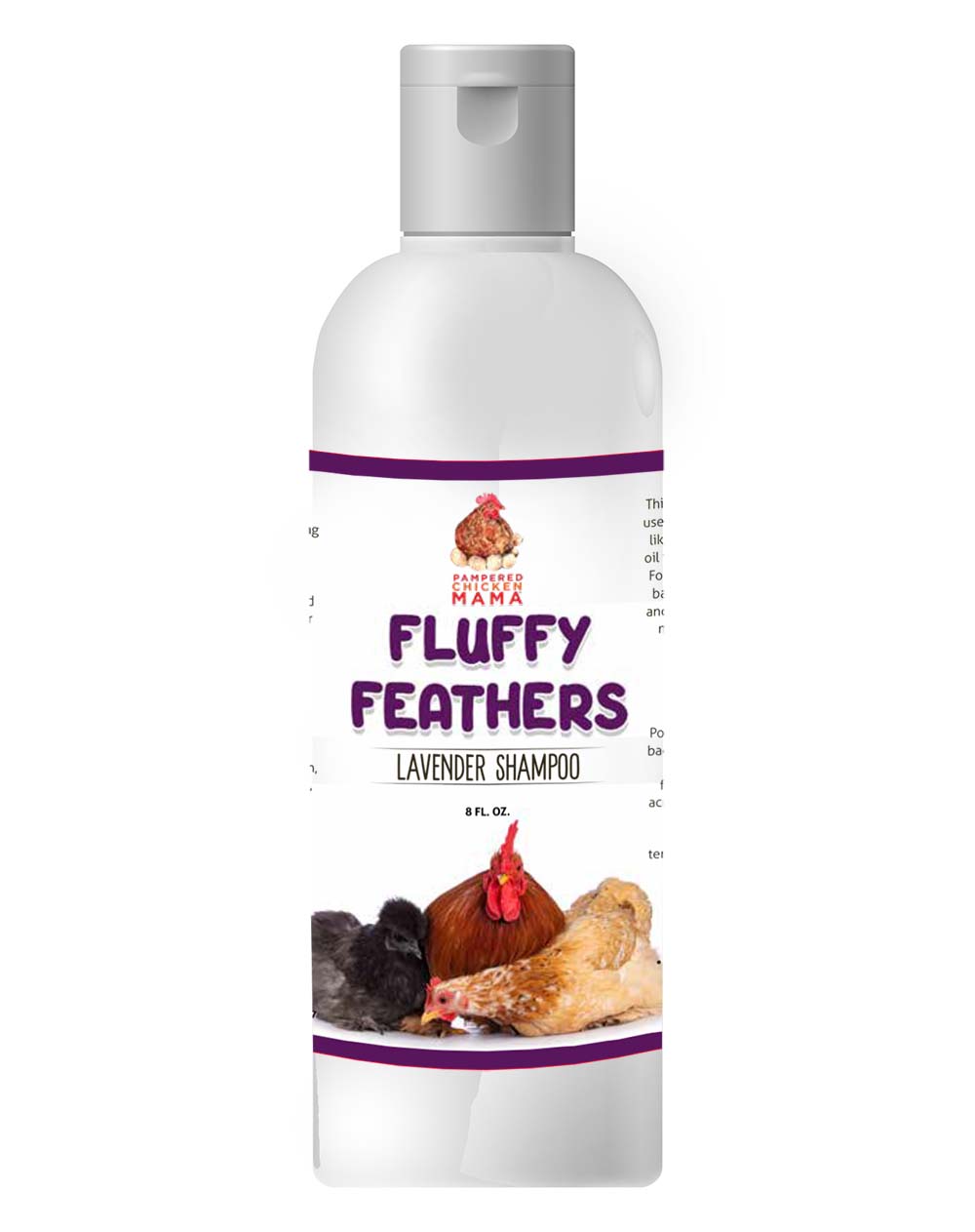 Fluffy Feathers Herbal Shampoo For Chickens 8 oz by Dahlia Pets