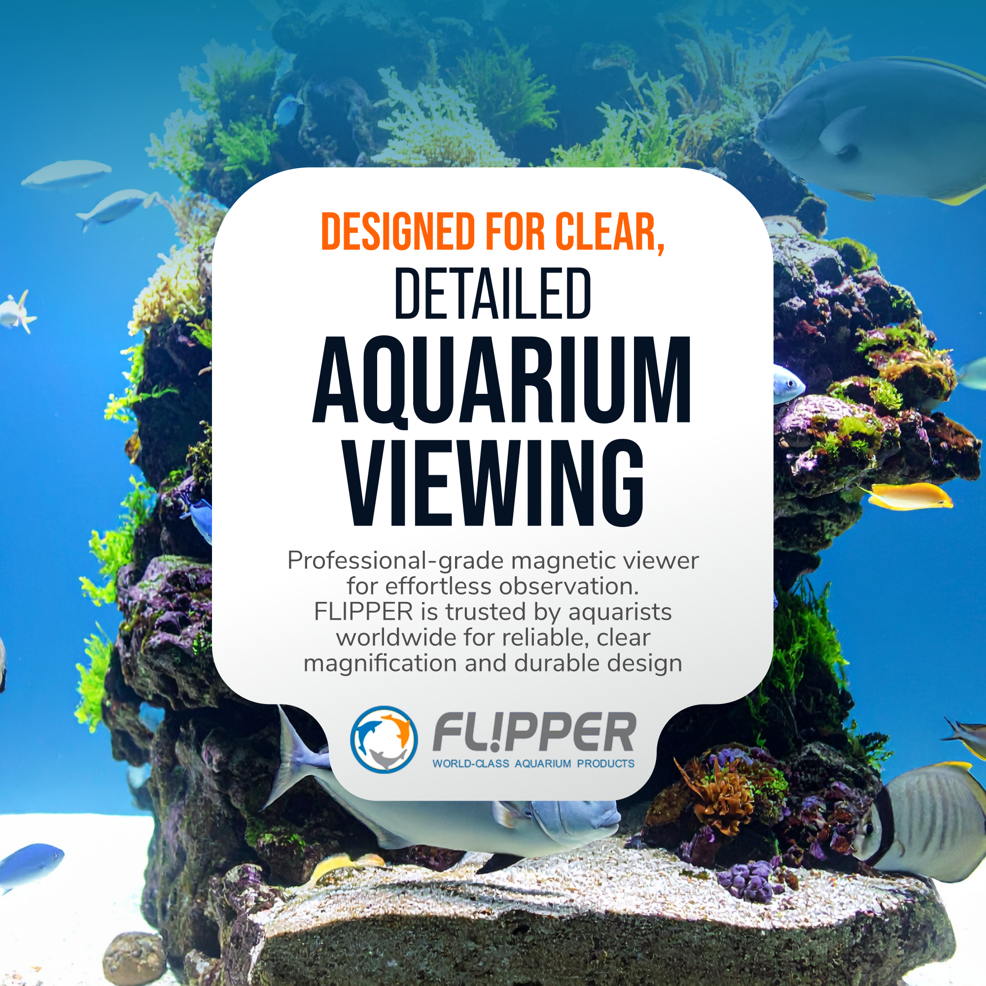 DeepSee Viewer Clear Max 5" by Flipper Aquarium Products