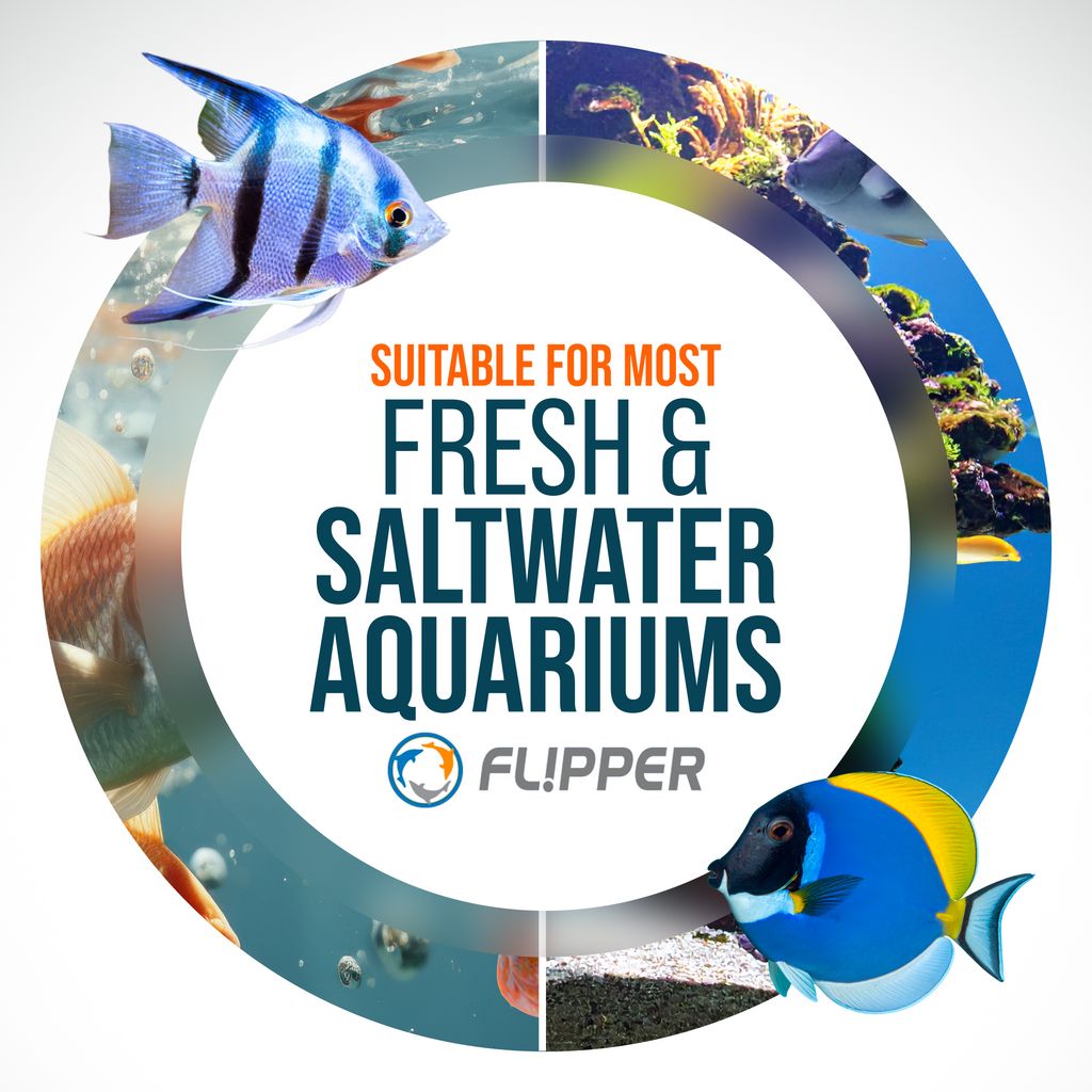 Flipper MAX FLOAT 2 in 1 Magnetic Aquarium Algae Cleaner by Flipper Aquarium Products