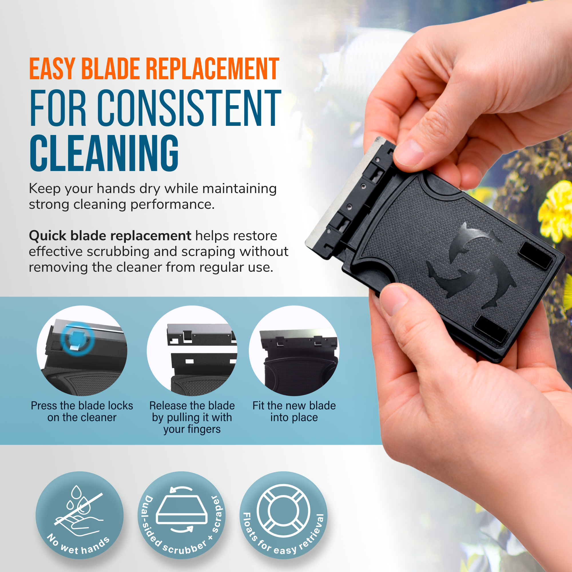 Flipper MAX Stainless Steel Replacement Blades 2 Pack