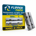 Flipper Nano Aquarium Cleaner Stainless Steel Replacement Blades 2 Pack by Flipper Aquarium Products