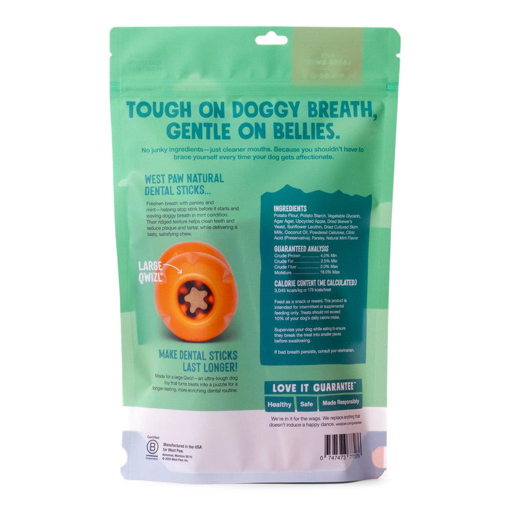 Natural Dental Sticks Large by West Paw