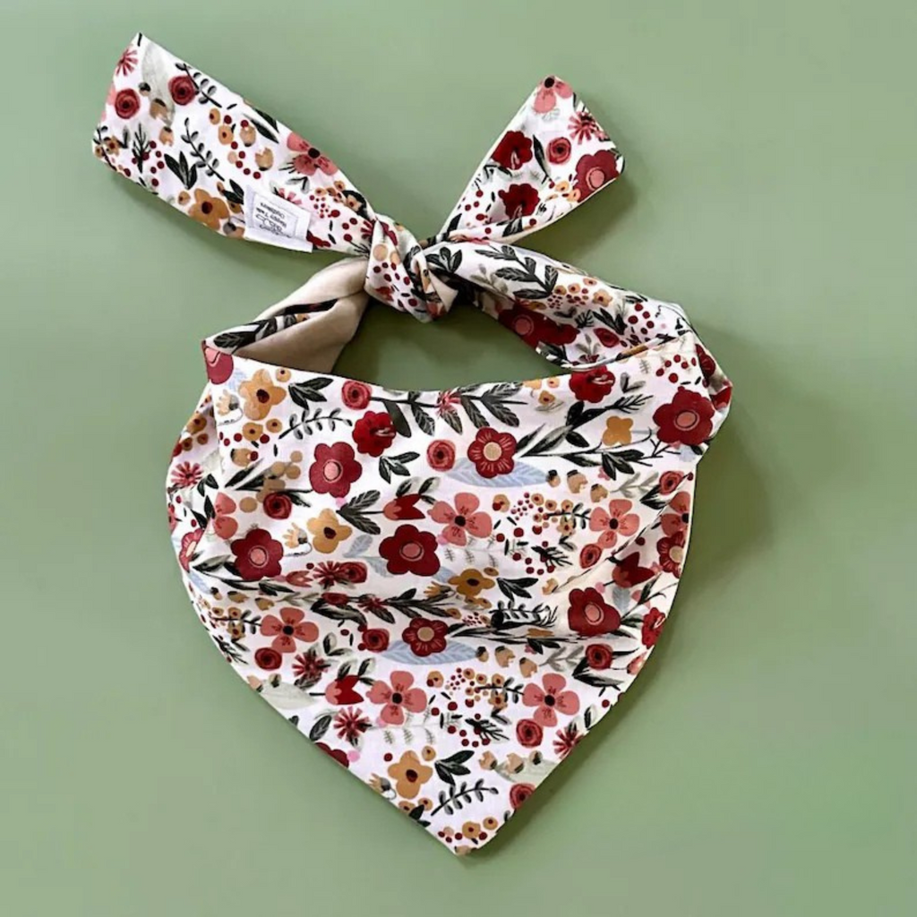 Floral Dog Bandana by Happy Tails Outfitters