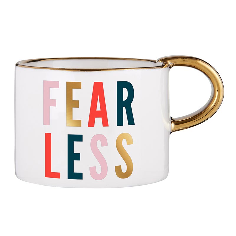 Fearless Mug, Tray and Spoon Set by The Bullish Store