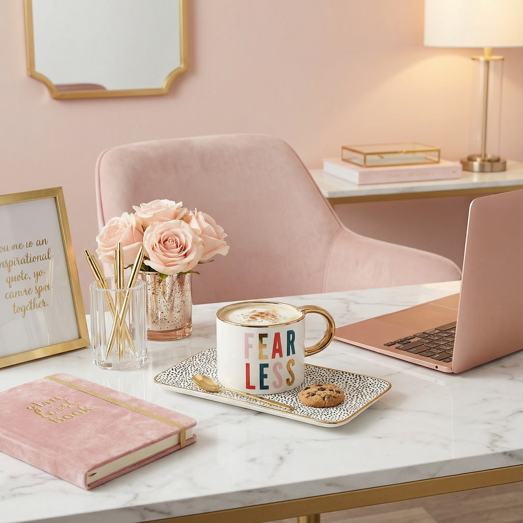 Fearless Mug, Tray and Spoon Set by The Bullish Store