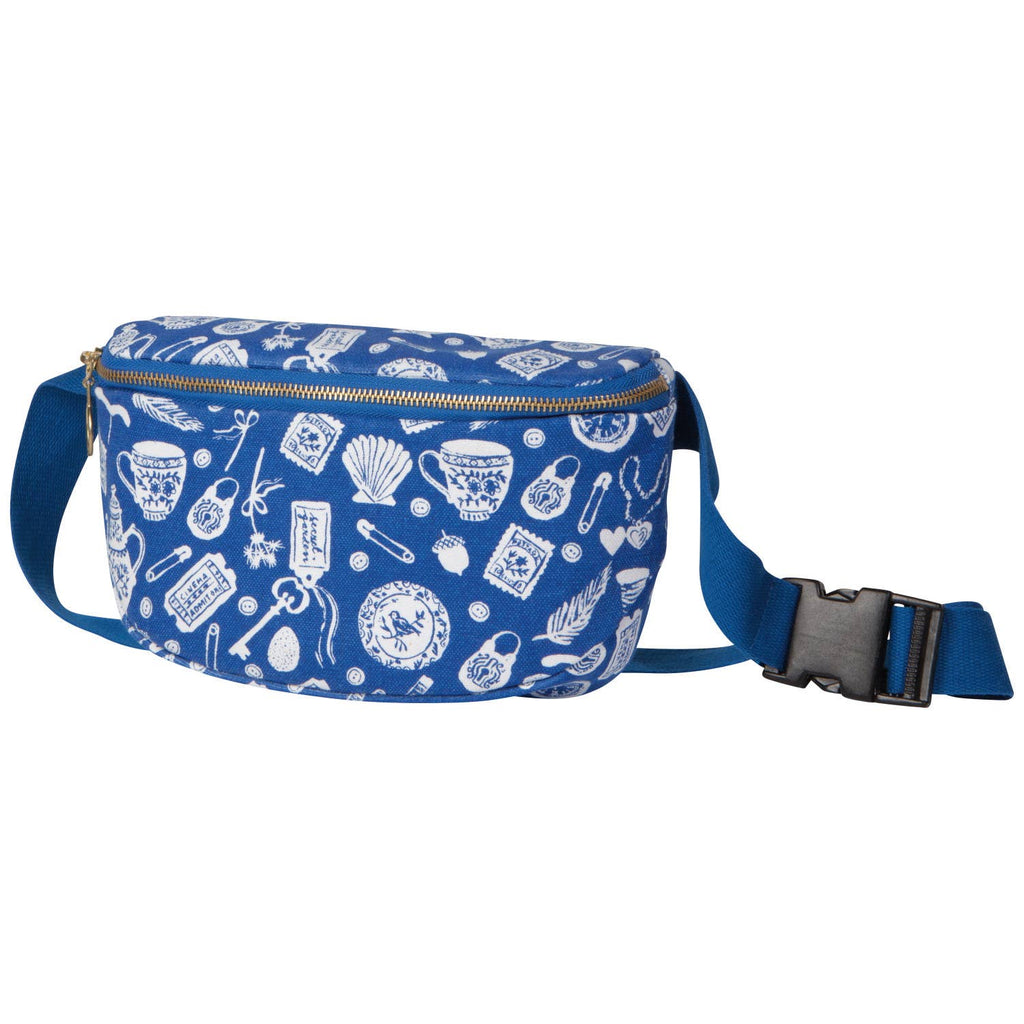 Finders Keepers Cotton Canvas Hip Bag | Adjustable Strap Waist Belt Bag Fanny Pack by The Bullish Store