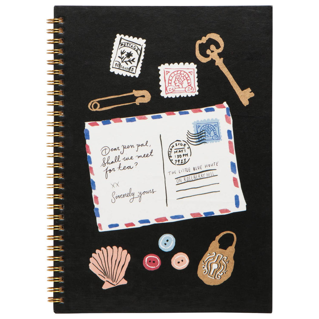 Finders Keepers Romantic Hardbound Spiral Journal | 144 Lined Pages by The Bullish Store