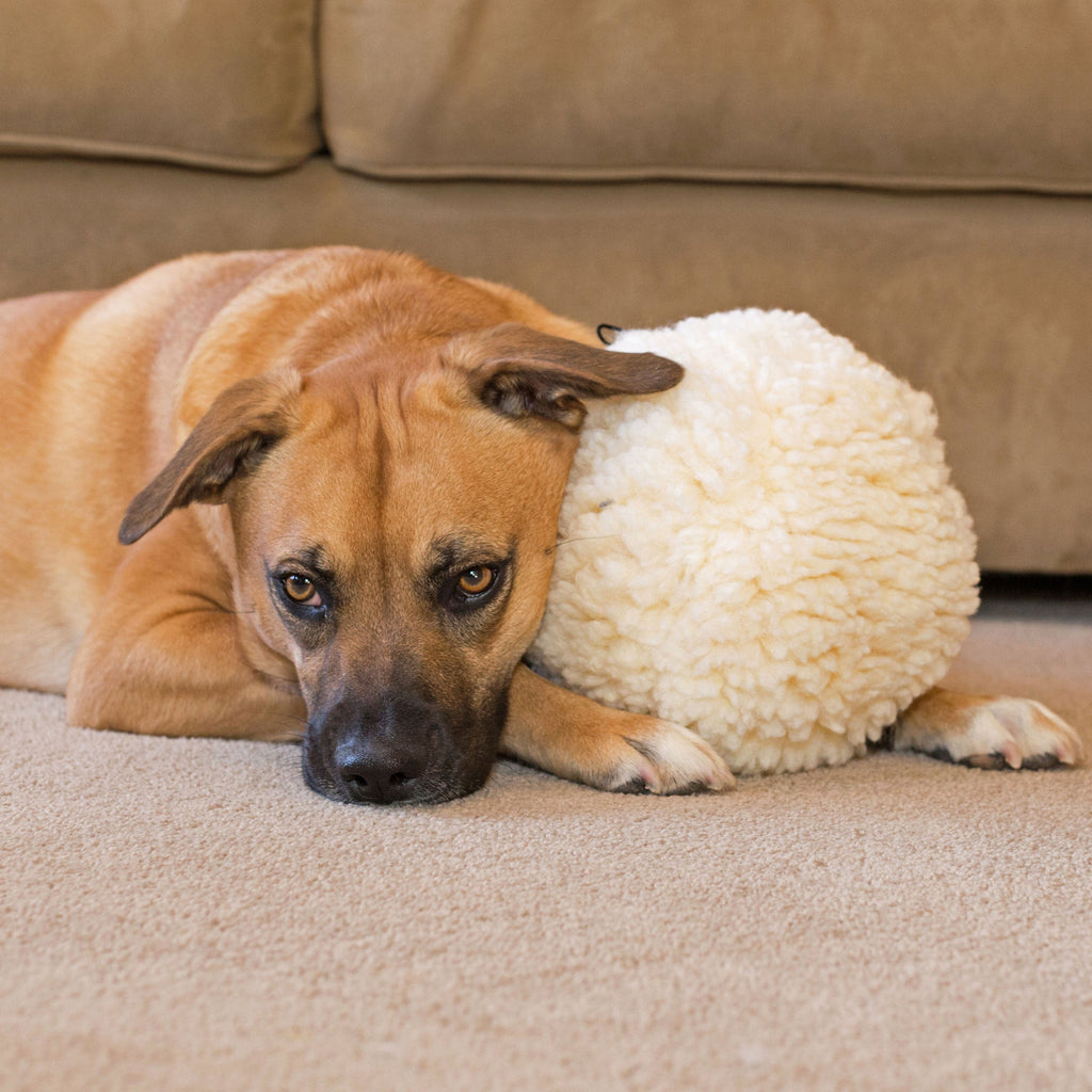 HuggleFleece® Plush Ball Dog Toy by HuggleHounds