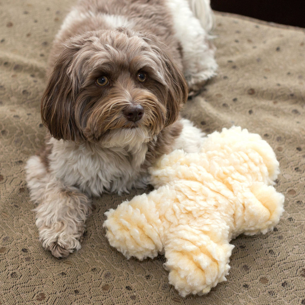 HuggleFleece® Man Plush Dog Toy, Regular by HuggleHounds