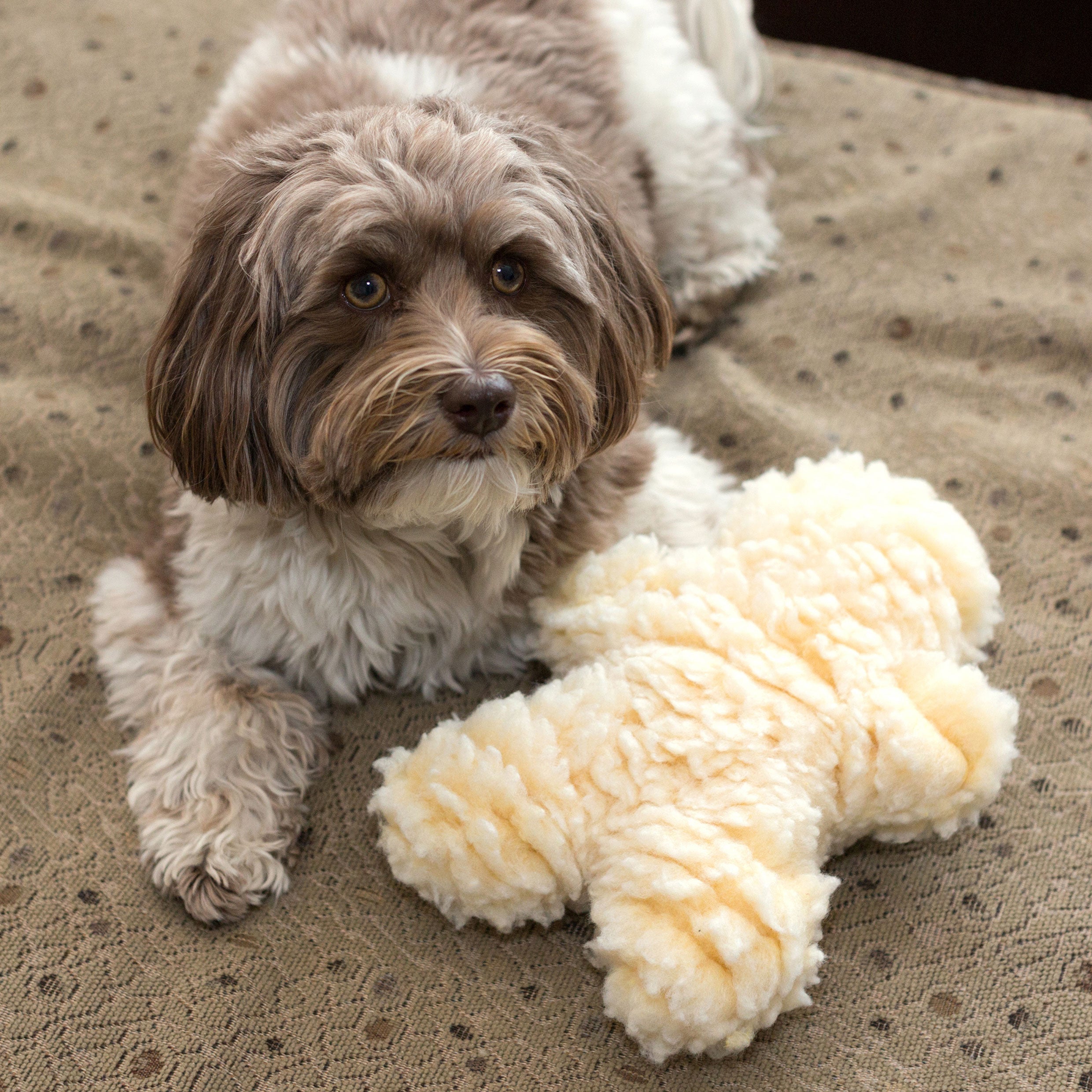 HuggleFleece® Man Plush Dog Toy, Regular by HuggleHounds