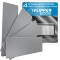 Flipper Edge Standard Stainless Steel Replacement Blades 4 Pack by Flipper Aquarium Products