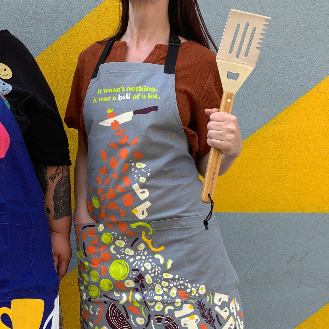 Flippin' Awesome Dad Grill Spatula | Bamboo Handle BBQ Grilling Tool Turner | Father's Day Gift by The Bullish Store