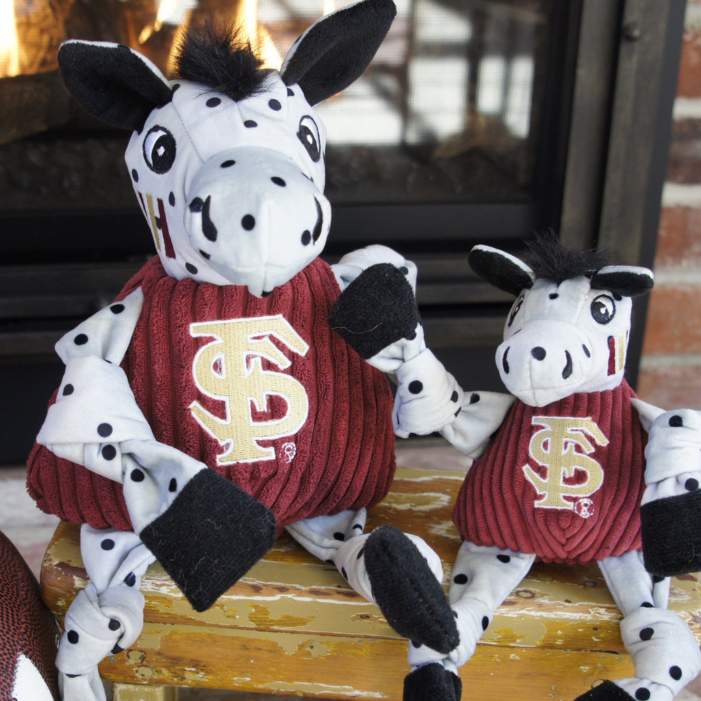 NCAA Florida State University, Cimarron Knottie® Plush Dog Toy by HuggleHounds