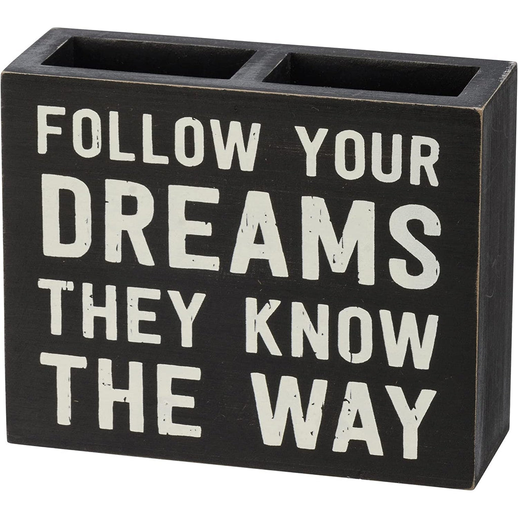 Follow Your Dreams Stationery Gift Set | Giftable | Notebooks, Pencils, Pen Holder by The Bullish Store