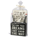Follow Your Dreams Stationery Gift Set | Giftable | Notebooks, Pencils, Pen Holder by The Bullish Store