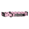 Frenchie Comfort Collar - Pink Bad to the Bone by Frenchie Bulldog