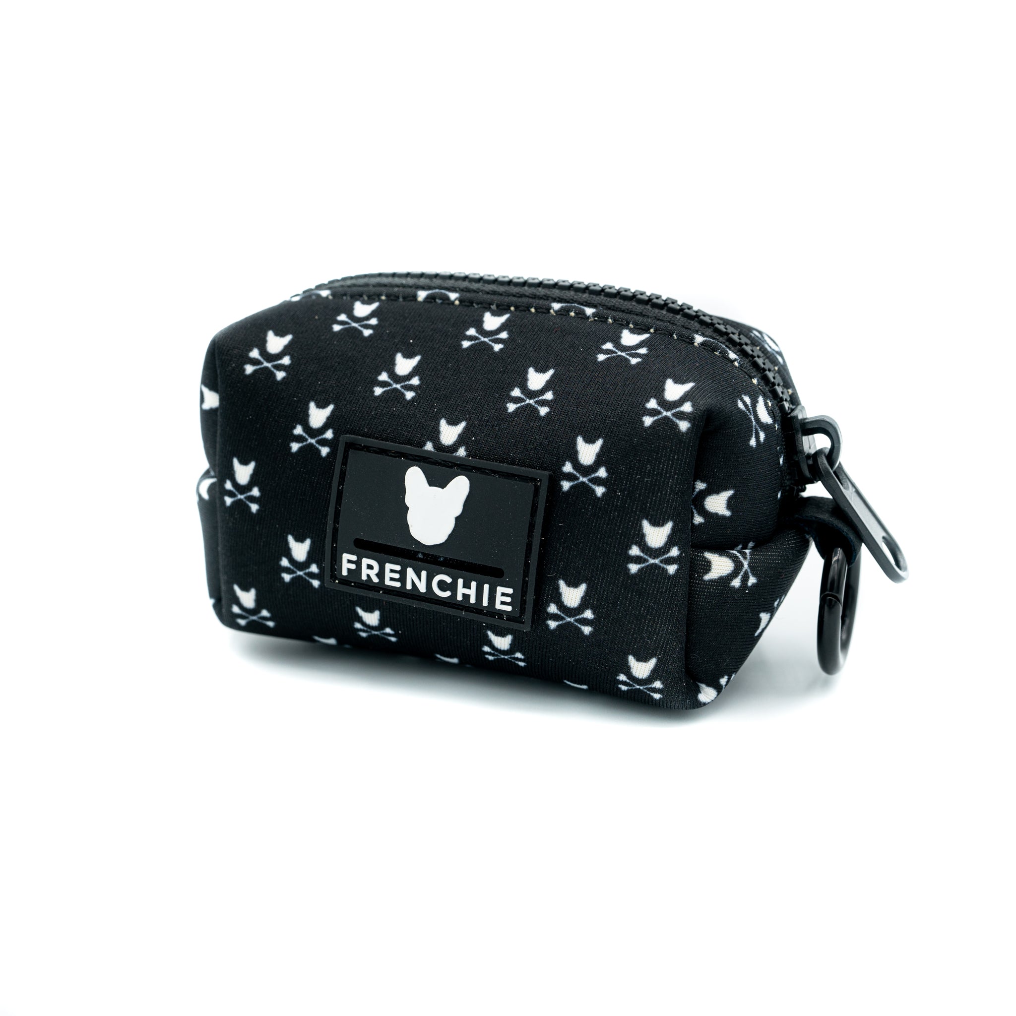 Frenchie Poo Bag Holder - Bad to the Bone by Frenchie Bulldog
