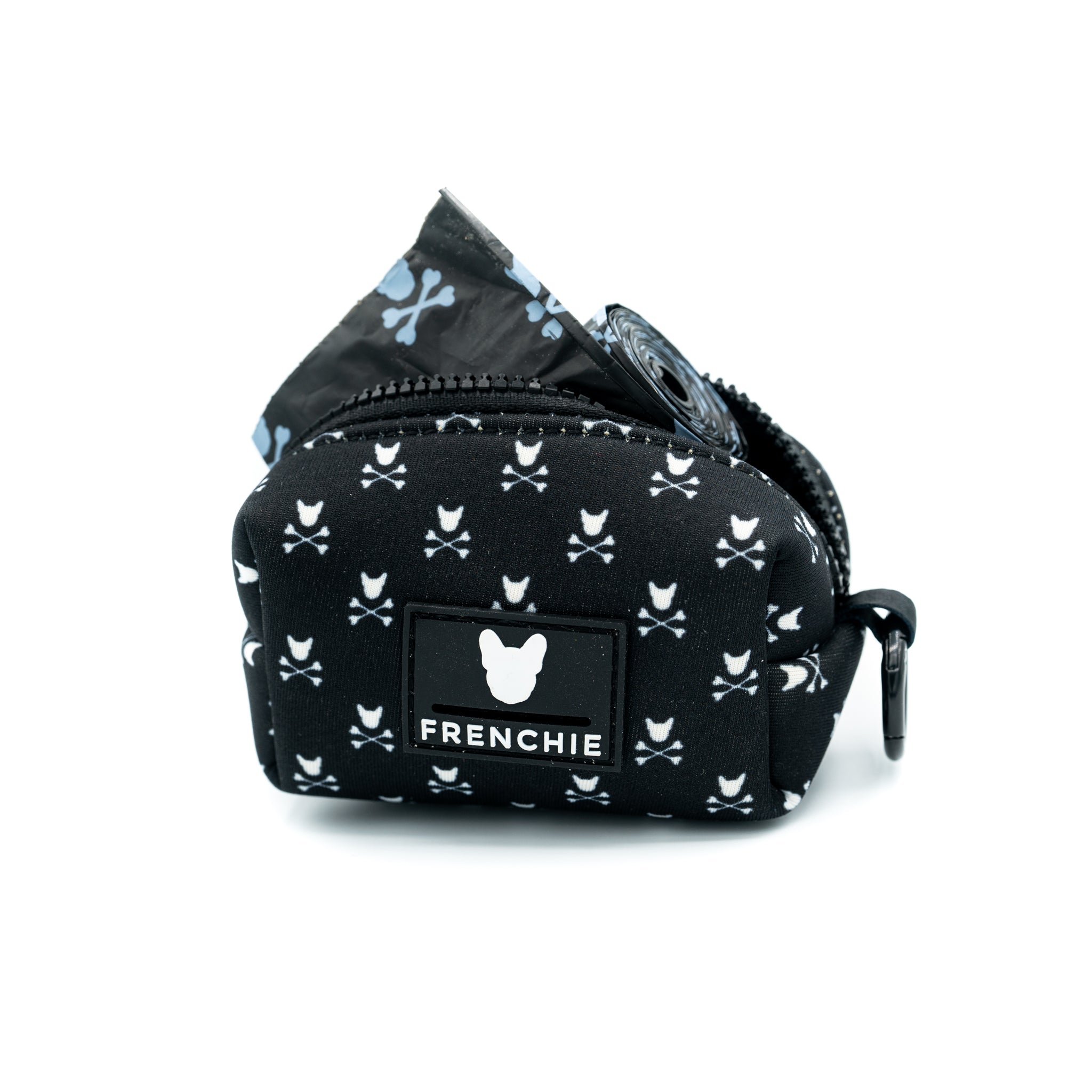 Frenchie Poo Bag Holder - Bad to the Bone by Frenchie Bulldog