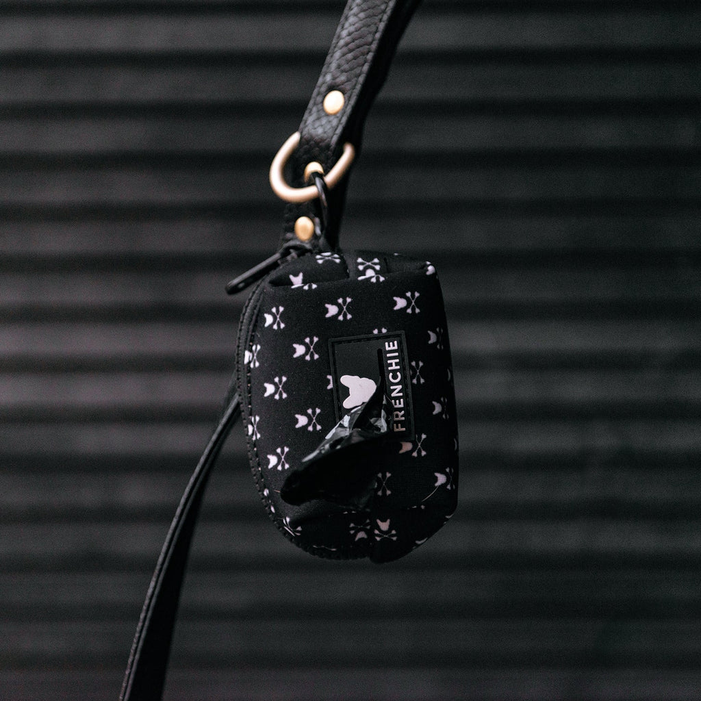 Frenchie Poo Bag Holder - Bad to the Bone by Frenchie Bulldog