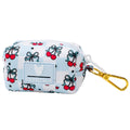 Frenchie Poo Bag Holder - Cherries Blue by Frenchie Bulldog