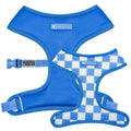 Frenchie Duo Reversible Harness - Solid Royal Blue by Frenchie Bulldog