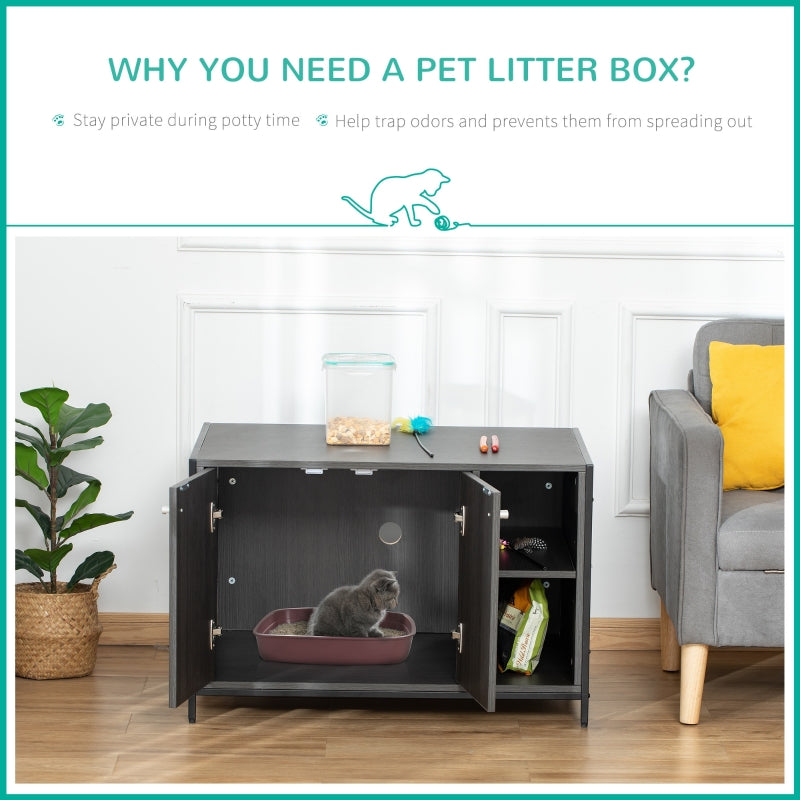 Hidden Cat Litter Box Enclosure by Furr Baby Gifts