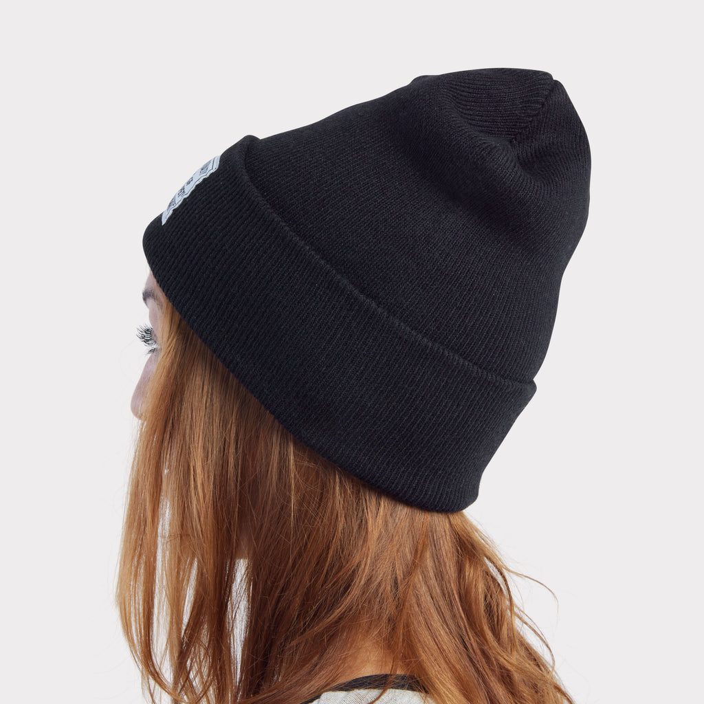 Human Logo Beanie - Black by GF Pet.us
