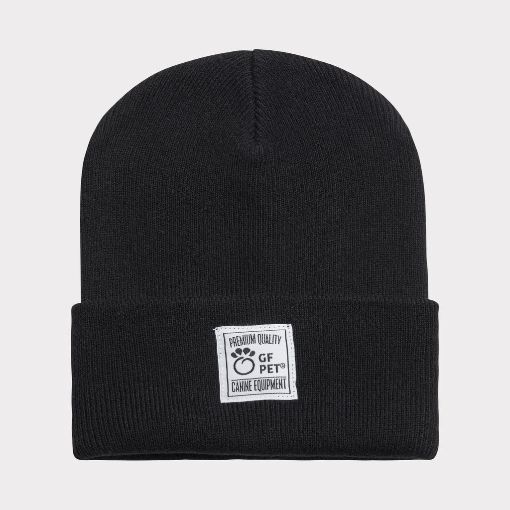 Human Logo Beanie - Black by GF Pet.us
