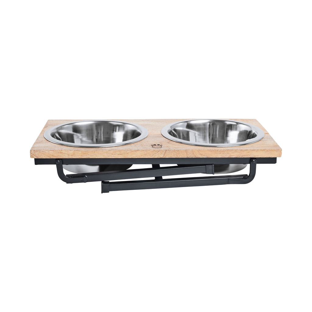 Wood & Metal Elevated Feeder by GF Pet.us